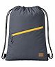 Pearlbags 18 Inches Premium Solid Drawstring Backpack - Grey
