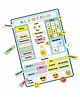 Zooplay India Kids Daily Calendar Learning Board - Multicolor