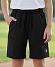 Pine Active Knit Knee Length Solid Shorts with Stretch- Olive