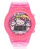 Hello Kitty Girls Pink Digital Watch - Free Size