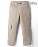 Pine Kids Denim Woven Full Length Jeans with Cargo Pockets - Khaki