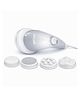 Dr. Odin OEM101 Electric Handheld Manipol Full Body Massager With 4 Massage Heads & Variable Speed Settings For Pain Relief and Relaxation | Back, Leg & Foot With 1 Year Warranty, White