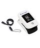 Dr. Odin OPO102 Fingertip Pulse Oximeter Measures SpO2, Pulse Rate & Perfusion Index with OLED Display, Adjustable Brightness, Beep Alarm & Auto Power Off (White)