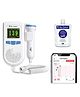 Dr. Odin OAD51B Fetal Doppler with Smart App Connectivity, Large Color LCD Display, Rechargeable Battery, Built-in Speaker, 2.5MHz Probe for FHR Monitoring, 50240 BPM Range
