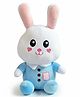 ELITE CREATIONS 35 cm Cute Bunny Plush Toy for Kids & Babies Ultra Soft Huggable Stuffed Rabbit with Heart Cheek Design Soft Toy for Birthday Gift & Nursery Decor