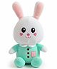 ELITE CREATIONS 35 cm Cute Bunny Plush Toy for Kids & Babies Ultra Soft Huggable Stuffed Rabbit with Heart Cheek Design Soft Toy for Birthday Gift & Nursery Decor