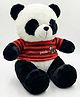 ELITE CREATIONS 30 cm Cute Panda Plush Soft Toy with Red Striped T-Shirt Cuddly Stuffed Animal for Kids Boys & Girls