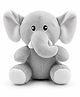 ELITE CREATIONS 14 cm Cute Elephant Plush Toy for Kids Soft Stuffed Animal BIS Certified Safe Toy Ultra Soft Grey Elephant Doll for Babies Toddlers Boys & Girls