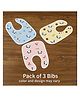 Numum Baby Waterproof Cotton Feeding Bibs Apron Reusable Durable Long Lasting for Babies Girls Boys Drool Bibs with Snaps Set Combo
