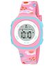 KIDSUN Floral Printed Digital Watch - Pink