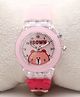 KIDSUN Bear Printed Analog Watch - Pink