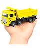 Parteet Die Cast Dumper 8 Wheel Truck Toy for Kids - Friction Powered Construction Tipper Toy Vehicle with Openable Back Door Truck Clean Toys for Kids