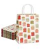 PARTEET 10PCS Cartoon Theme Gift Bag with Handle|Reusable Paper Bag, Packaging, Carry Bag for Gifting, Wedding, Shopping, Party Favours Bags, Return Gifts & Daily Use (30x25x10) CM (Gift-Theme)