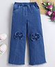 Bright Stars KIDSWEAR Denim Woven Bow Applique Detailed Jeans - Medium Blue