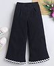Bright Stars KIDSWEAR Denim Woven Ric Rac Lace Embellished Jeans - Black