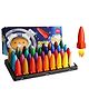 New Pinch Rocket Shaped Crayons for Kids  Non-Toxic Washable Crayons | Space-Themed |Easy Grip & Vibrant Colors | Art Supplies Creative Coloring Crayon Set for Toddlers & Children (36 Colors)