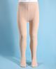Cute Walk by Babyhug Cotton Knit Full Length Solid Anti Bacterial Tights - Beige