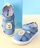 Cute Walk by Babyhug Velcro Closure Sandal With Lion Applique - Blue