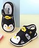 Cute Walk by Babyhug Velcro Closure Musical Sandal With Animal Design - Black
