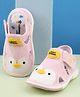 Cute Walk by Babyhug Velcro Closure Musical Sandal With Animal Design - Pink