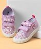Cute Walk by Babyhug Velcro Closure Floral Printed Casual Shoes - Purple