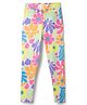 Korkak Knit Full Length Floral Printed Leggings - Multicolor