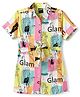 Korkak Cotton Woven Character Printed Shirt Dress Short Sleeves Collar Neck Multi Color 8-9 Years