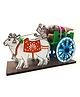 A&A Kreative Box Wooden Décor Bullock Cart