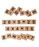 A&A Kreative Box Educational  Number Squares Set - Brown