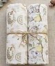 Mumma's Luv 100% Cotton Muslin Baby Swaddle Newborn Nursery Prints Pack of 2- Multicolour