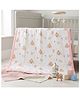 Mumma's Luv 6 layer muslin cotton baby blanket super soft with sweet baby print