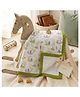 Mumma's Luv Muslin cotton baby blanket 6 layer soft and comfy with baby friendly design