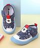 Cute Walk by Babyhug Velcro Closure Sandals With Dino Print - Navy Blue