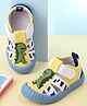 Cute Walk by Bahyhug Velcro Closure Sandal With Dino Applique - Yellow
