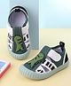 Cute Walk by Babyhug Velcro Closure Floral Printed Casual Shoes - Green