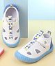 Cute Walk by Babyhug Velcro Closure Solid Sandals - White