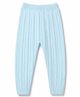 Babyhug Sweater Knit Full Length Woollen Pant With Cable Sweater Knit Design - Light Blue