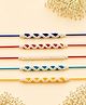 Viraasi 5 Bhaiya Rakhi Combo Set -Multicolor