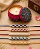 Viraasi 5 Bhaiya Rakhi Combo with Candle