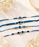 Viraasi 4 Evil Eye Rakhi Combo Set