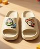 Yellow Bee Disney Pixar Featuring Buzz Lightyear & Woody Applique Detailed Sliders - Beige