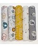 Trance Home Linen Super Soft Cotton Mulmul Swaddle Cloth Pack of 5 - Peeples & Pine