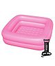 NHR Baby Inflatable Pool with Hammer Air Pump | BPA-Free PVC Toddler Splash Pool | Portable Kids Bath Tub, Ball Pit & Outdoor Play Pool (Pink)