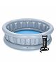 NHR Spaceship Inflatable Kids Pool with Hammer Air Pump | Flying Saucer Design | Easy Setup Baby Paddling Pool (Grey)