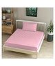 Morado Premium Glace Cotton Single Flat Bedsheet with 1 Pillow Cover | Soft & Breathable Single Bedsheet | 60x90 Inches