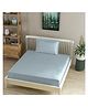 Morado Premium Glace Cotton Single Flat Bedsheet with 1 Pillow Cover | Soft & Breathable Single Bedsheet | 60x90 Inches