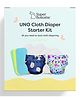 SuperBottoms Freesize UNO Cloth Diaper Trial Kit with 2 Freesize UNO, 2 booster pads & 3 Reusable liners for babies | 3M to 3Y