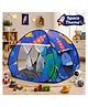 Silver Shine Foldable Play Tent House Big Size for Girl Boys with Space Theme Pop-Up Indoor & Outdoor Playhouse for Girls Boys, Multi Purpose Tent with Fun Patterns Easy Setup & Portable (Space Blue)