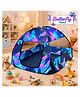Silver Shine Foldable Play Tent House Big Size for Girl Boys with Butterfly Theme Pop-Up Indoor & Outdoor Playhouse for Girls Boys Multi Purpose Tent House Easy Setup & Portable (Butterfly-Blue)