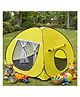 Silver Shine Foldable Play Tent House Big SizelPop-Up Indoor & Outdoor Playhouse for Girls Boys, Multi Purpose Tent House for Kids Boys 3 to 10 Years with Fun Patterns Easy Setup & Portable (Yellow)